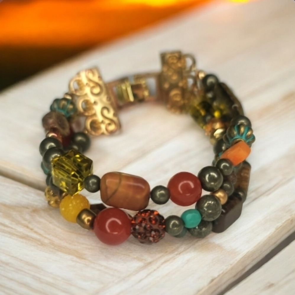 Autumn inspired bracelet